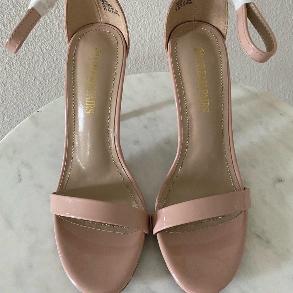 Nude high heels